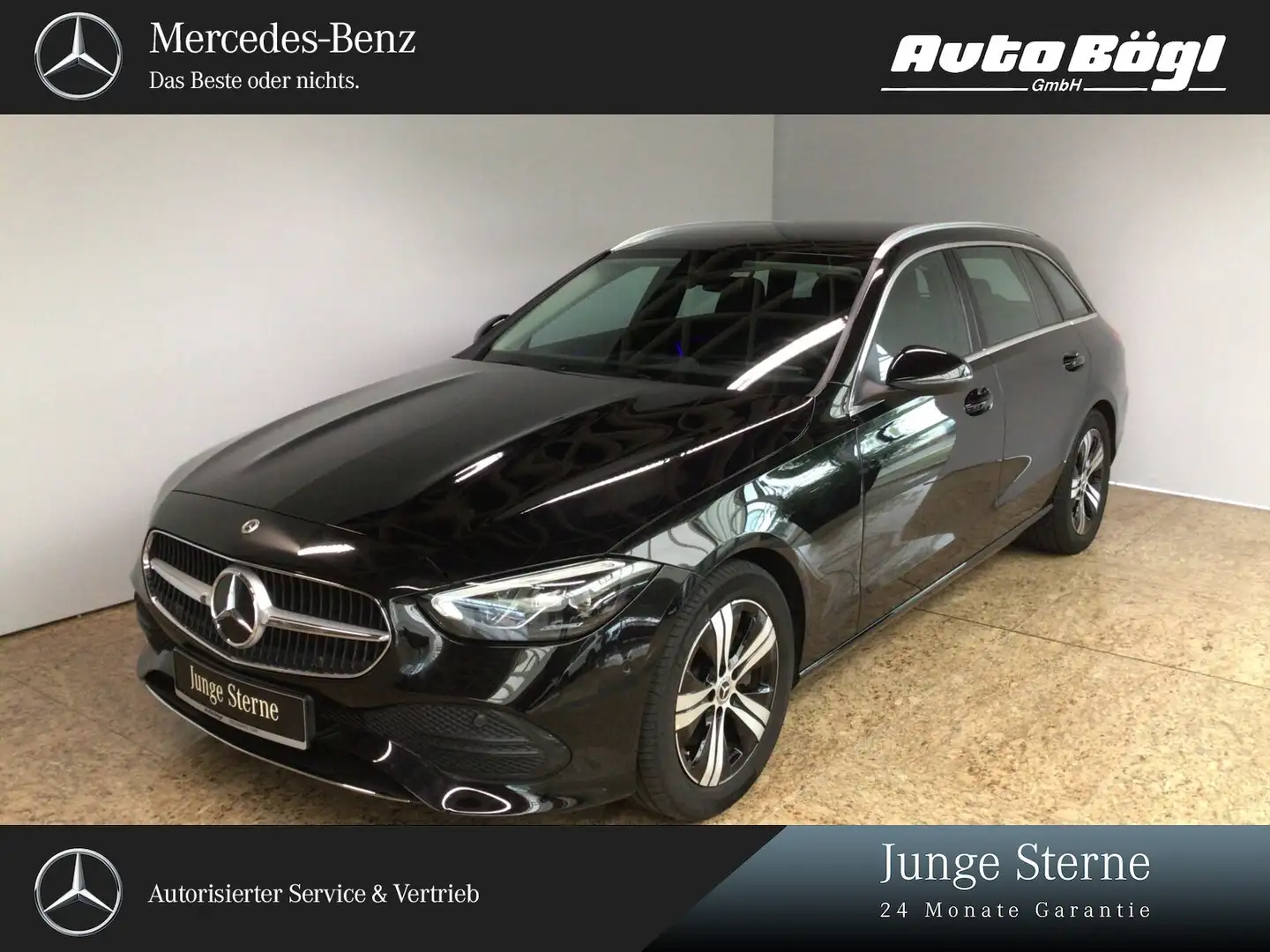 Mercedes-Benz C 220 C 220 d T AVANTGARDE/AHK/Totw./MBUX/LED Navi/Klima Schwarz - 1