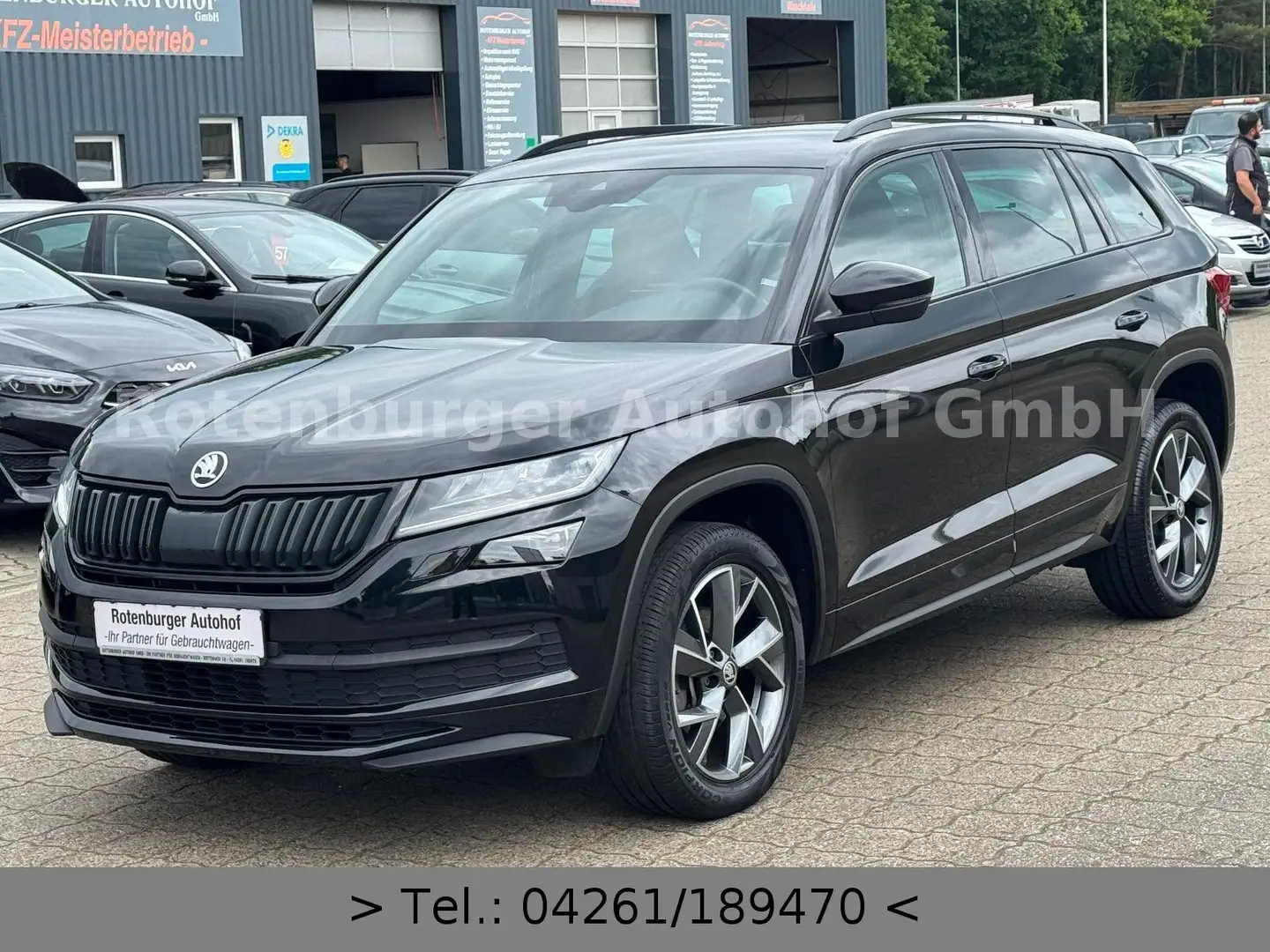 Skoda Kodiaq 2.0 TDI*SPORTLINE*ALCANTARA*LEDER*TÜV NEU Nero - 2
