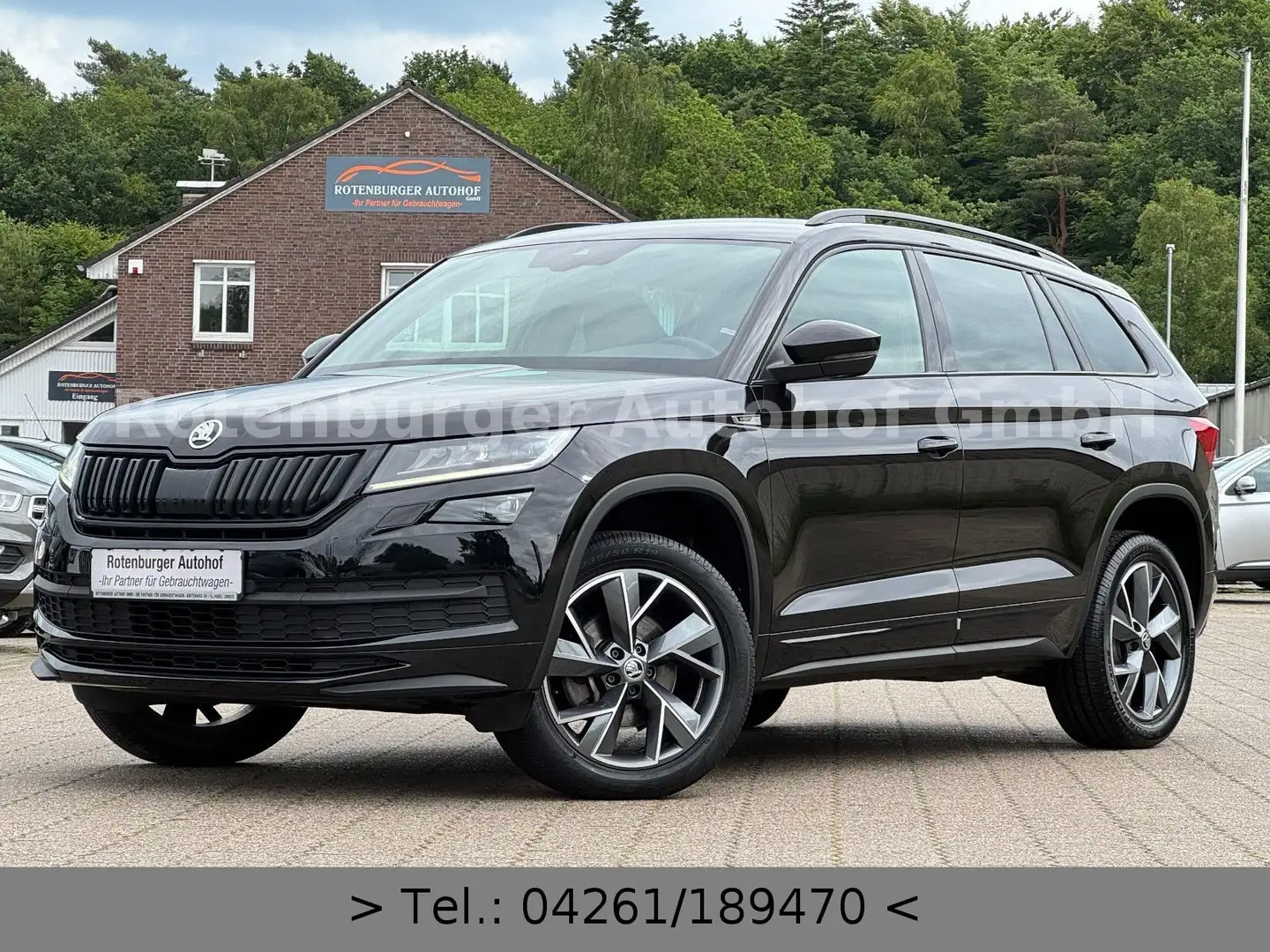 Skoda Kodiaq 2.0 TDI*SPORTLINE*ALCANTARA*LEDER*TÜV NEU Nero - 1