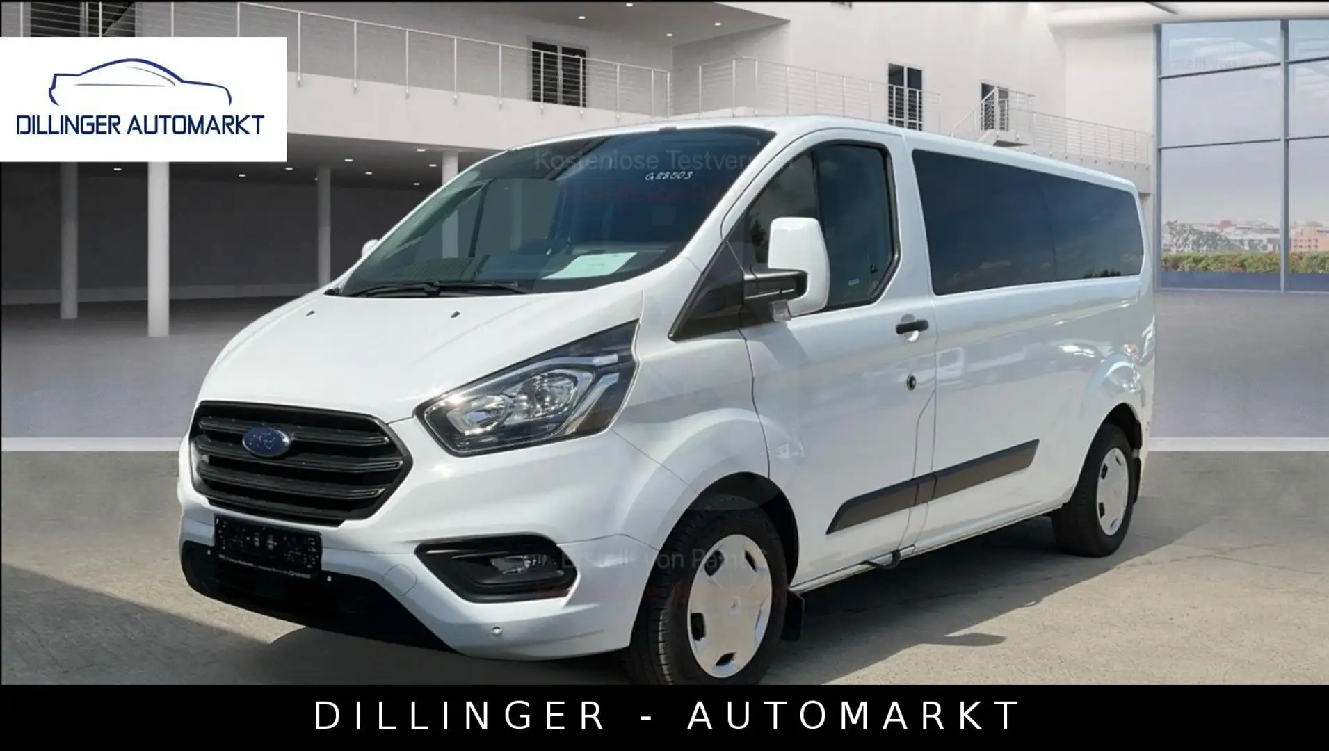 Ford Transit Custom 2.0 TDCI L2H1 Trend 9-Sitzer Weiß - 1