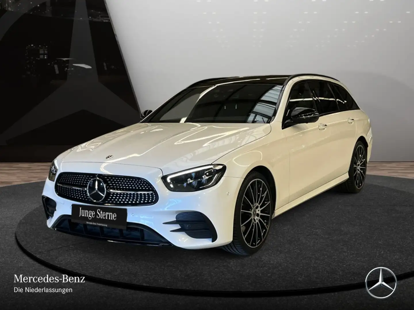Mercedes-Benz E 220 d T AMG+NIGHT+PANO+360+AHK+LED+STHZG+FAHRASS Blanco - 2