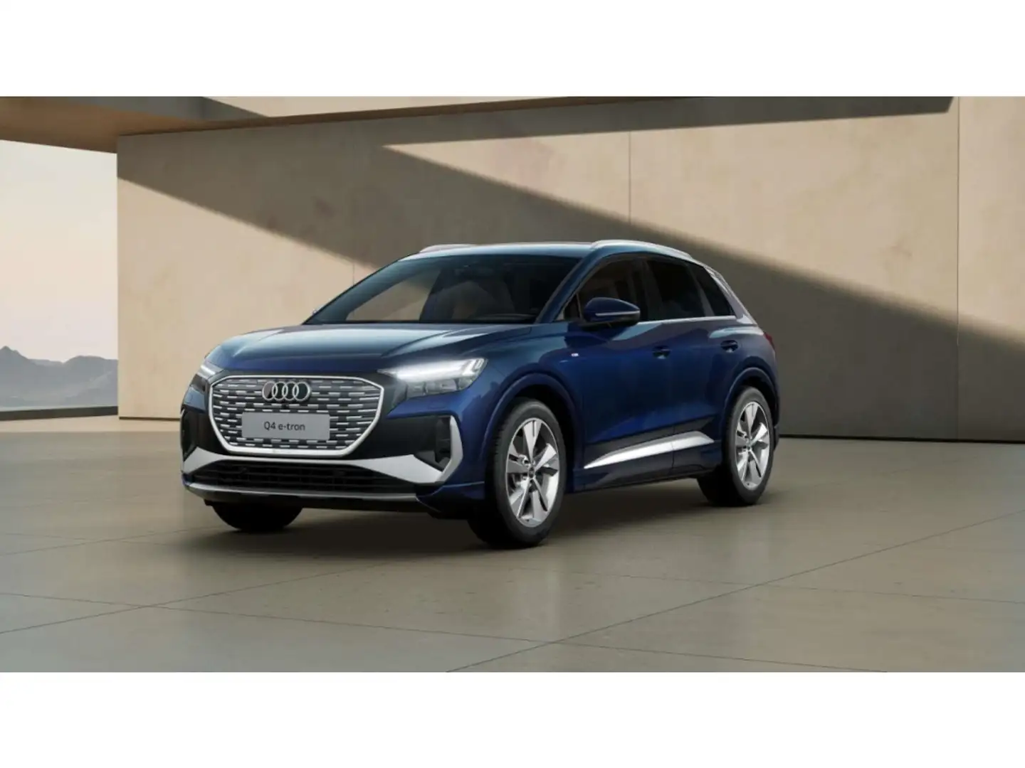 Audi Q4 e-tron 45 S line AHK/Wärmepumpe/Matrix/20'' Blau - 2