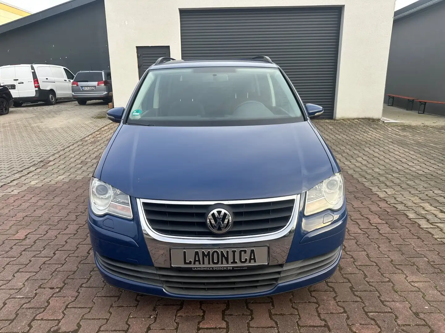 Volkswagen Touran 1.4 TSI*Scheckheft*Navi*Parkhilfe*Klima* Kék - 2