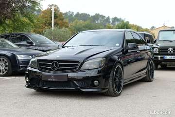 Mercedes benz c63 amg 457 ch w204 full black suivi francais