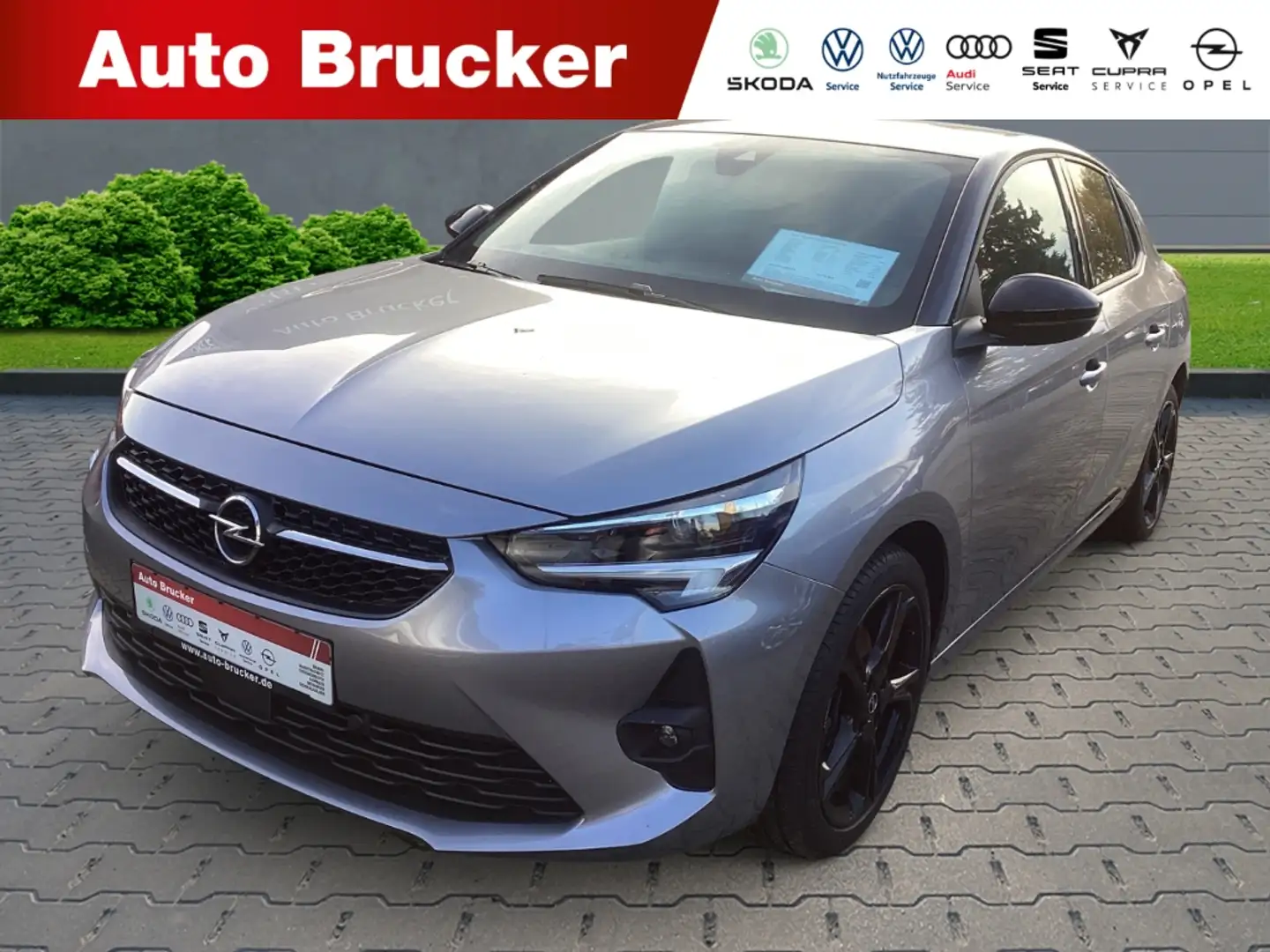 Opel Corsa F GS Line 1.2 Turbo+Alufelgen+Klimaautomatik+Sitzh Gris - 1