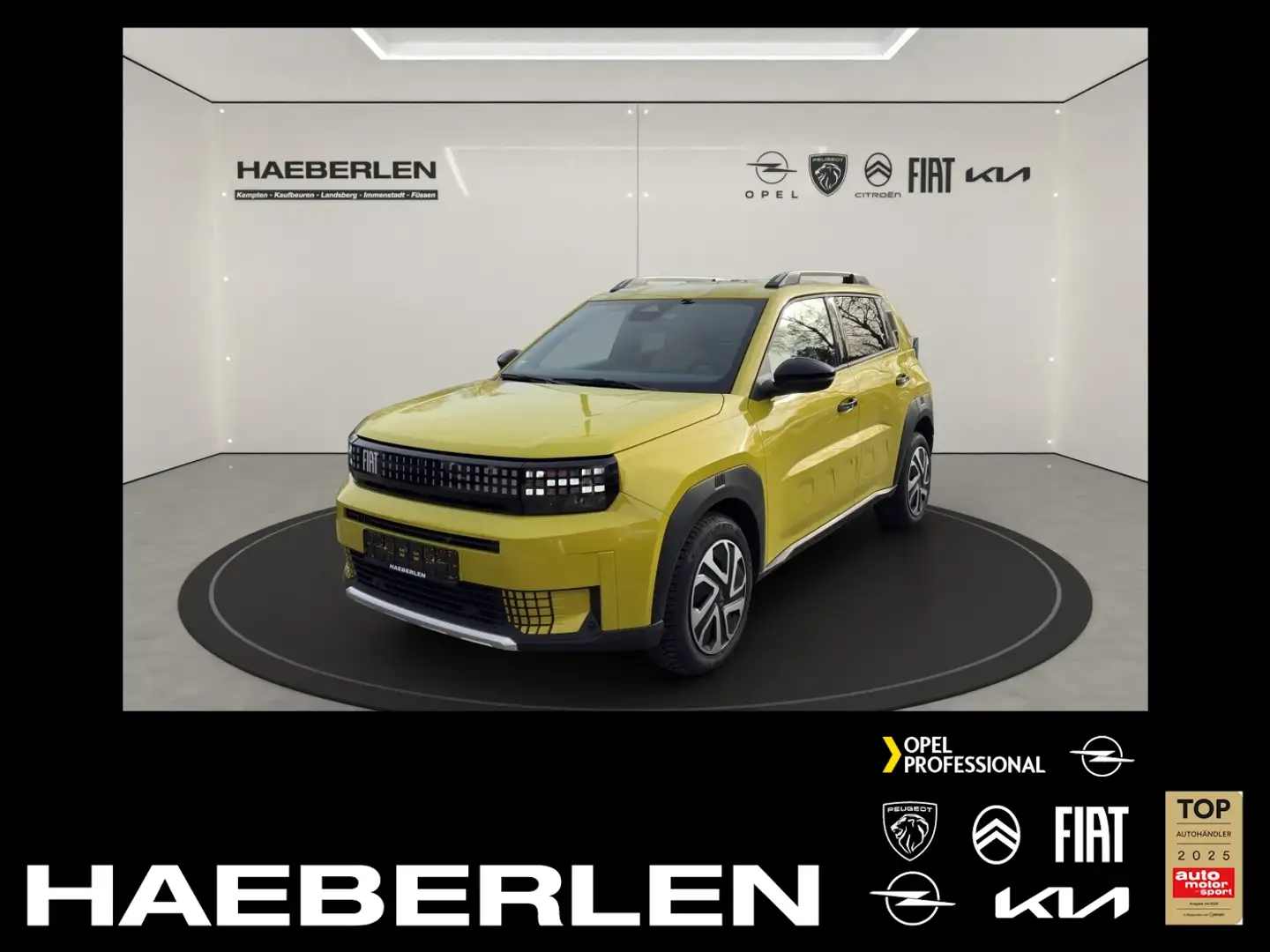 Fiat Grande Panda eDCT 1.2 75 kW La Prima LED+Navi Gelb - 1