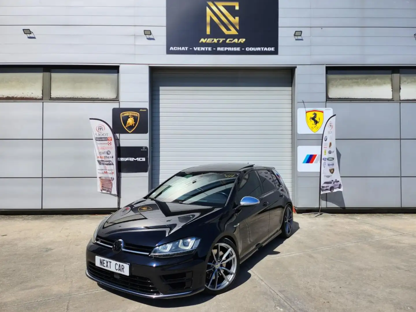 Volkswagen Golf 7 R 2.0 TSI 300 4 MOTION/TOIT/CAMERA Noir - 1