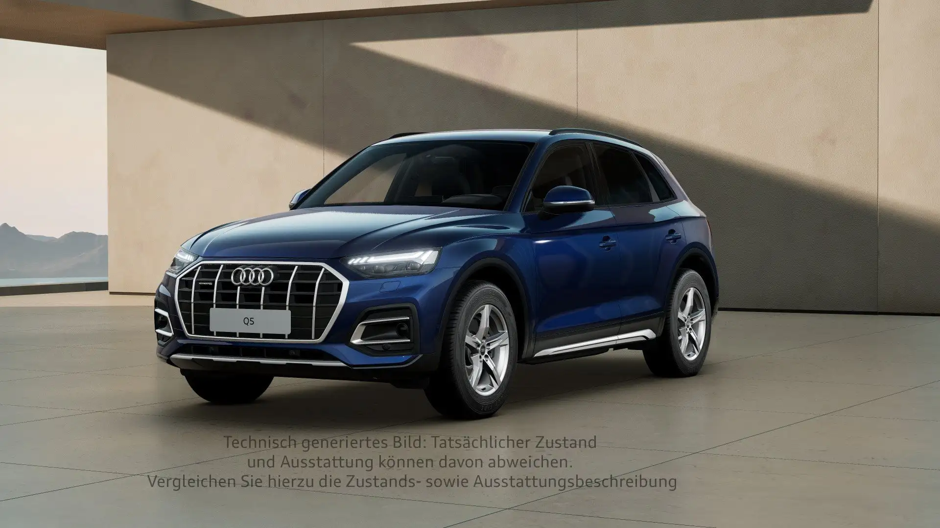 Audi Q5 40 TDI qu MATRIX AHK ACC NAVI Kameras Advanced Blau - 1