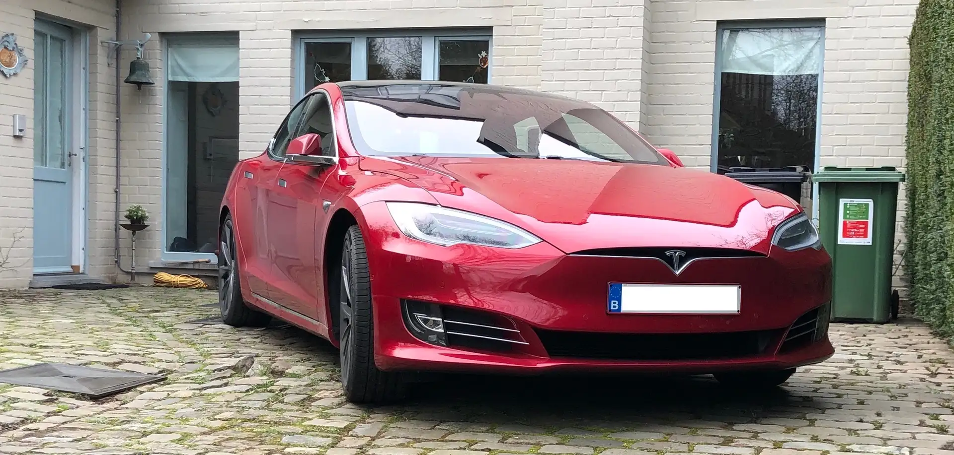 Tesla Model S S 100 kWh Dual Motor Long Range (EU6.2) Rood - 2