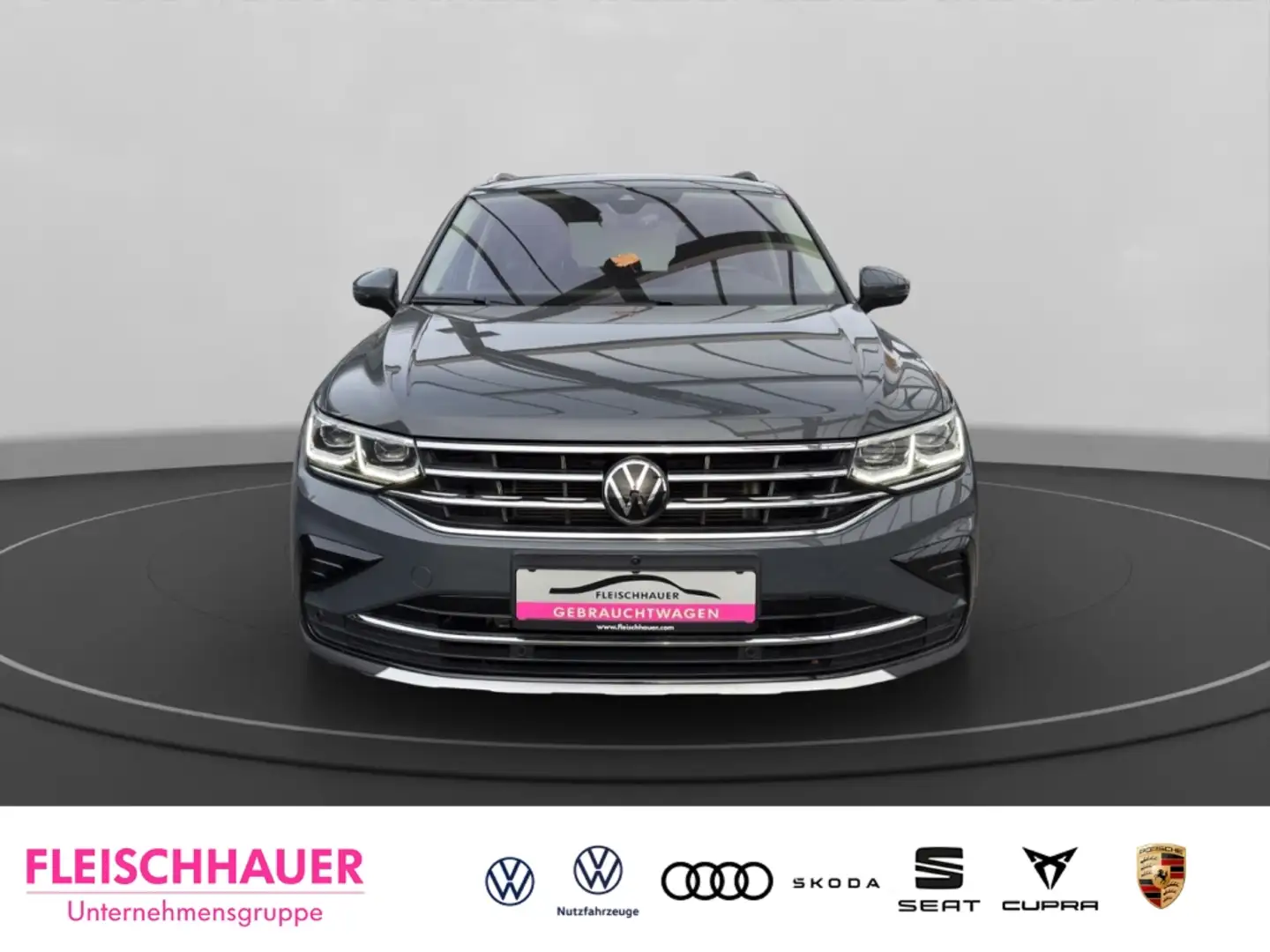 Volkswagen Tiguan Elegance 2.0 TDI Matrix+Navi+360°+IQ.Drive+App-con Grau - 2