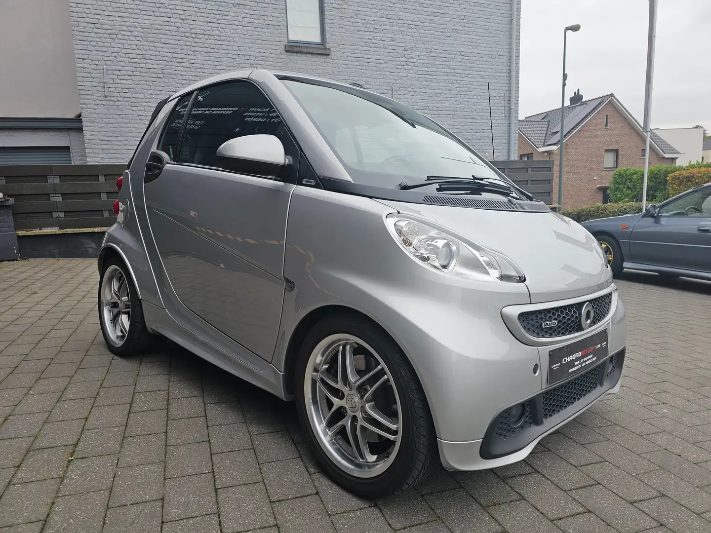 smart forTwo Cabriolet Brabus Cuir Gps B-Auto Garantie ! Zilver - 2