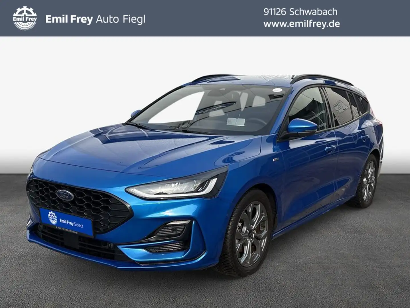 Ford Focus Turnier 1.0 EcoBoost Hybrid ST-LINE X Blau - 1