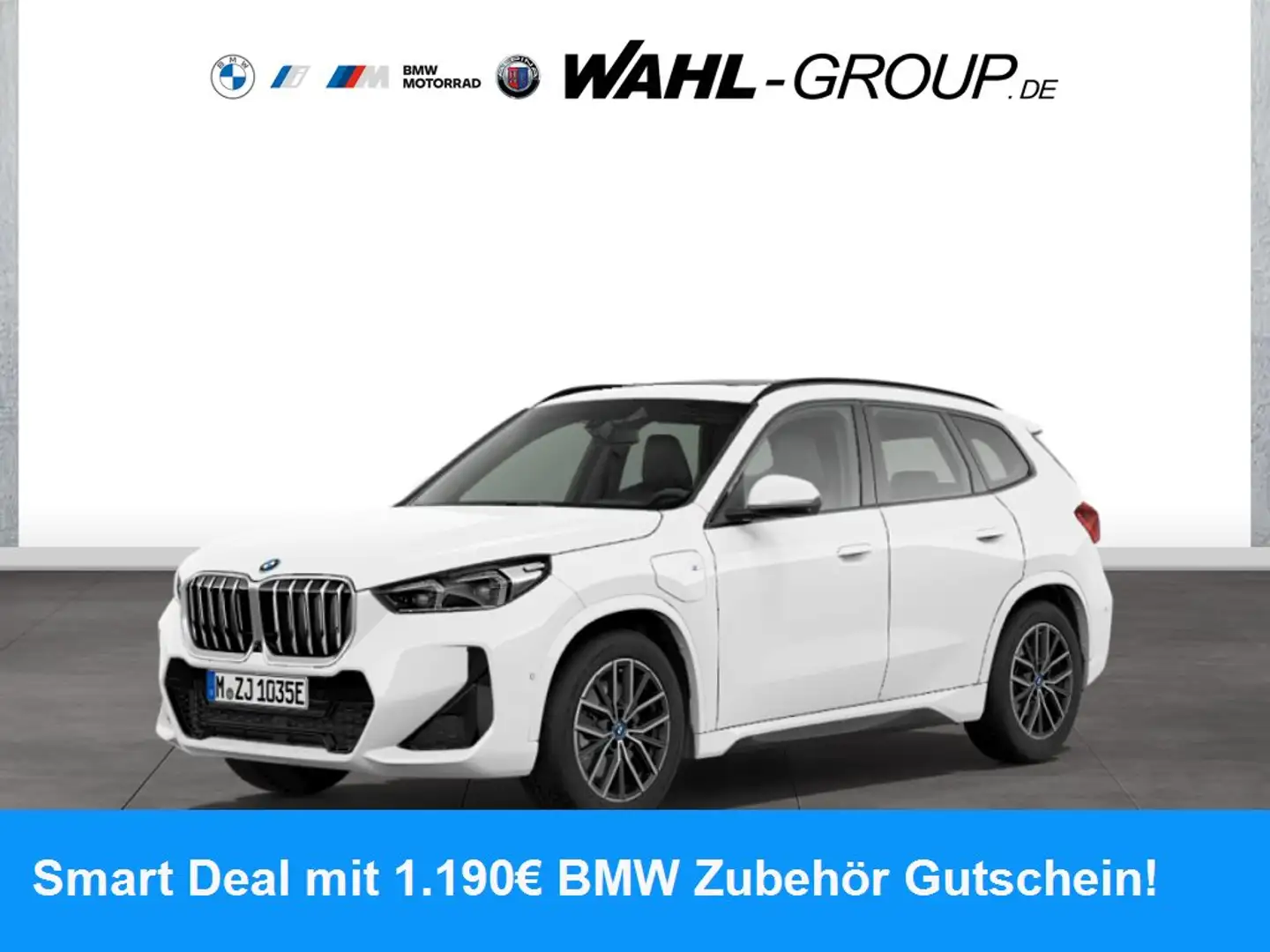 BMW X1 xDrive30e M SPORT LC PROF HUD PANO KOMFORTZG PARKA Weiß - 1