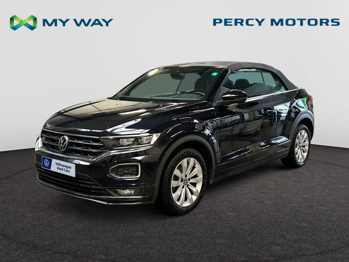 Volkswagen T-Roc New T-Roc Cabriolet R-Line 1.5 TSI 150 ch DSG 7v. Noir - 1