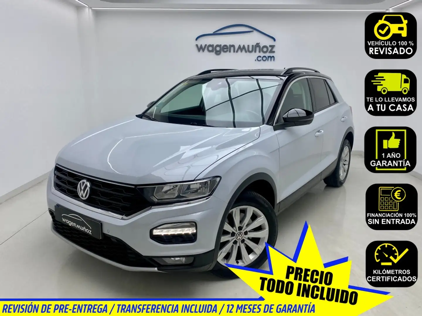 Volkswagen T-Roc 1.0 TSI Advance Style Gris - 1