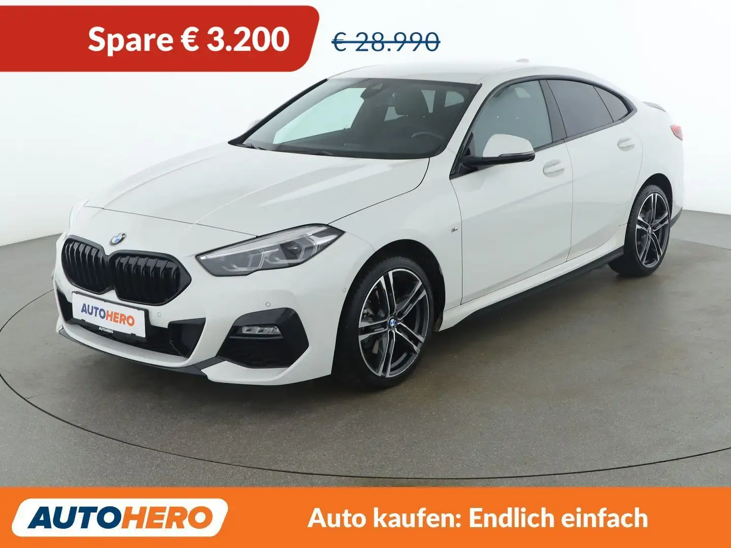 BMW 218 218d Gran Coupe M Sport Weiß - 1