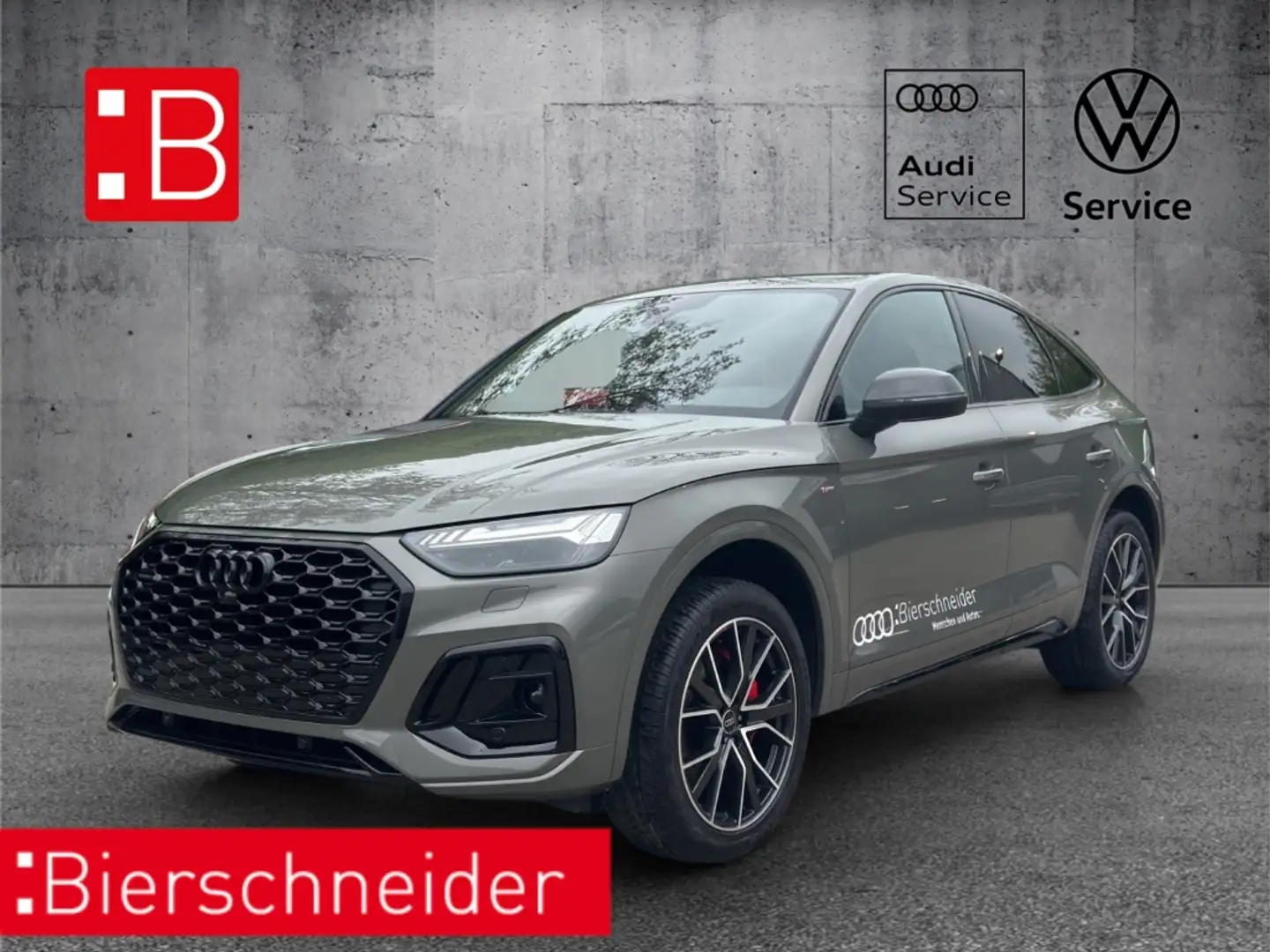 Audi Q5 Sportback 40 TDI quattro S tronic line sport PANO Grau - 1