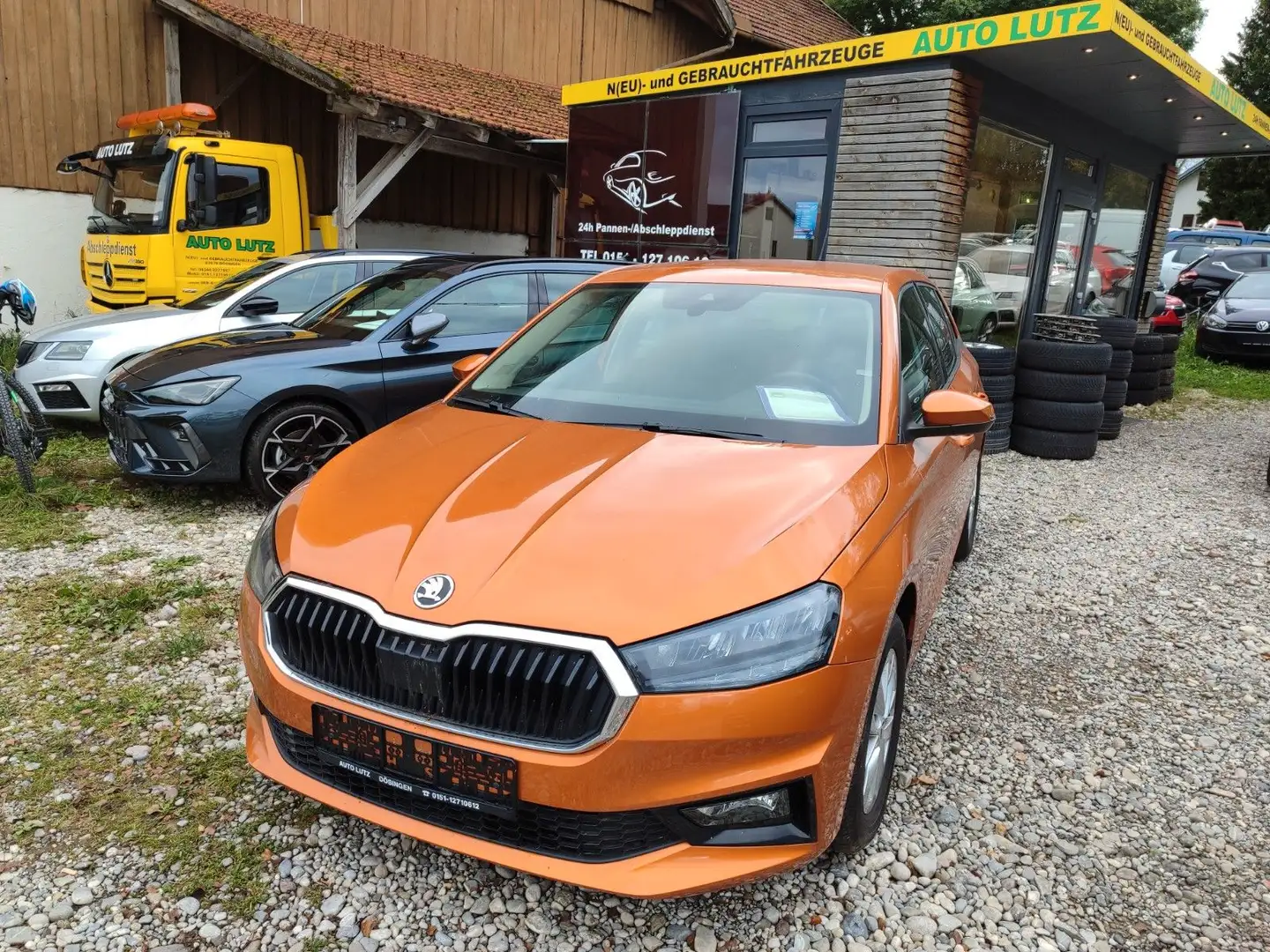 Skoda Fabia Ambition Plus 1,0TSI AHK SITZHEIZUNG ALU Arancione - 1