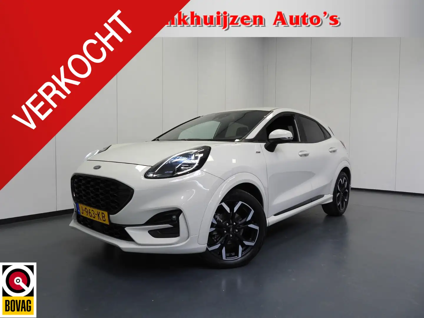 Ford Puma 1.0 EcoBoost Hybrid ST-Line X NAVI/CLIMA/TREKHAAK/ Wit - 1