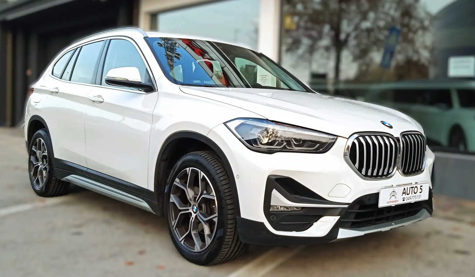 BMW X1 X1 F48 2019 sdrive18d Business Advantage auto Bianco - 2