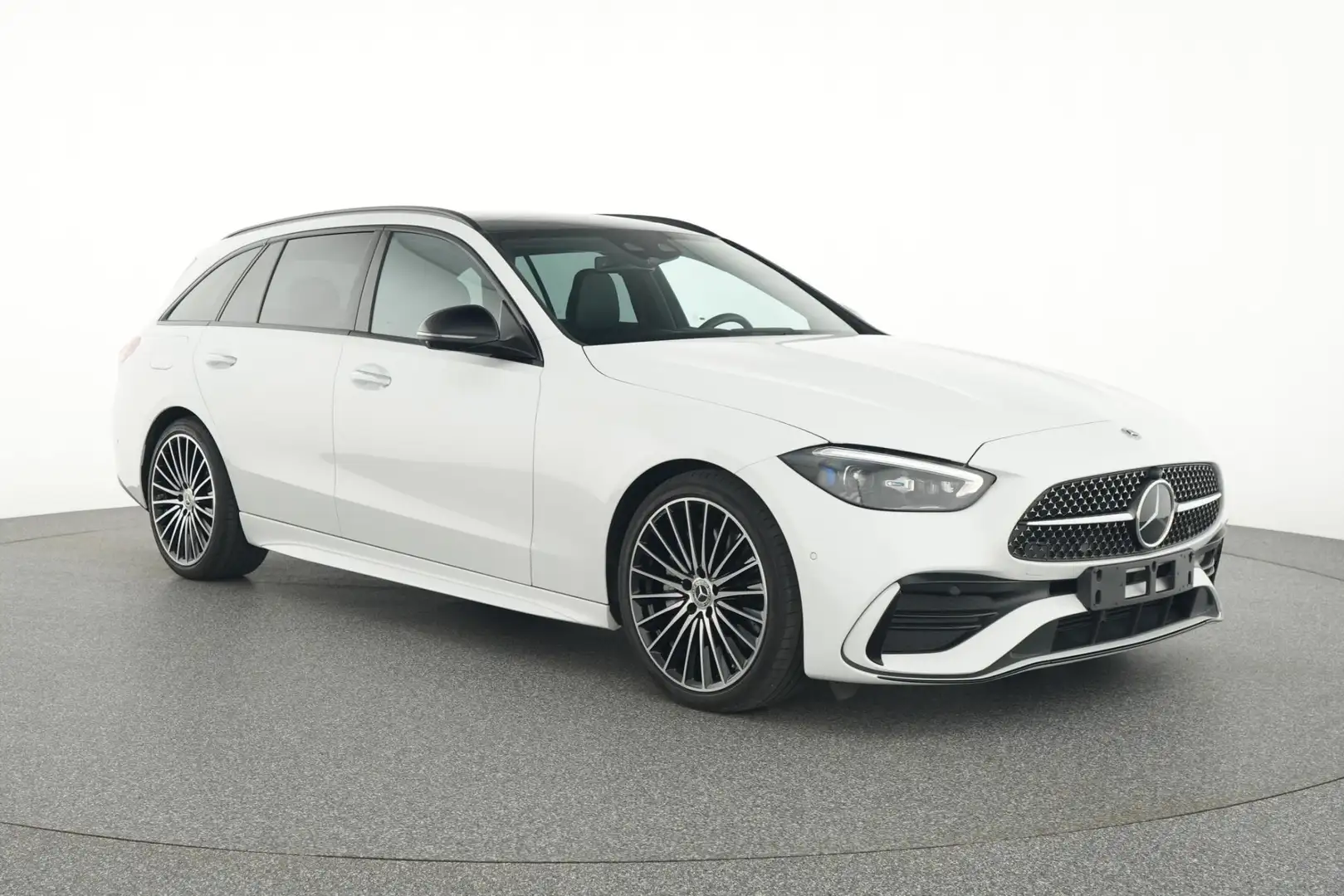 Mercedes-Benz C 200 200d AMG LINE Break + PANORAMISCH DAK + BURMESTER Wit - 2