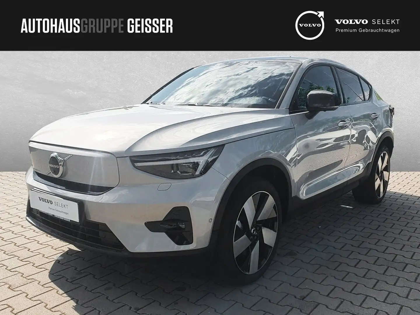 Volvo C40 Pure Electric Ultimate Single Ext Range Silber - 1