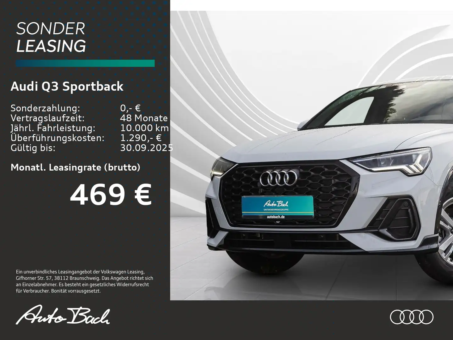 Audi Q3 35TFSI 150PS S tronic Matrix NAVI Weiß - 2