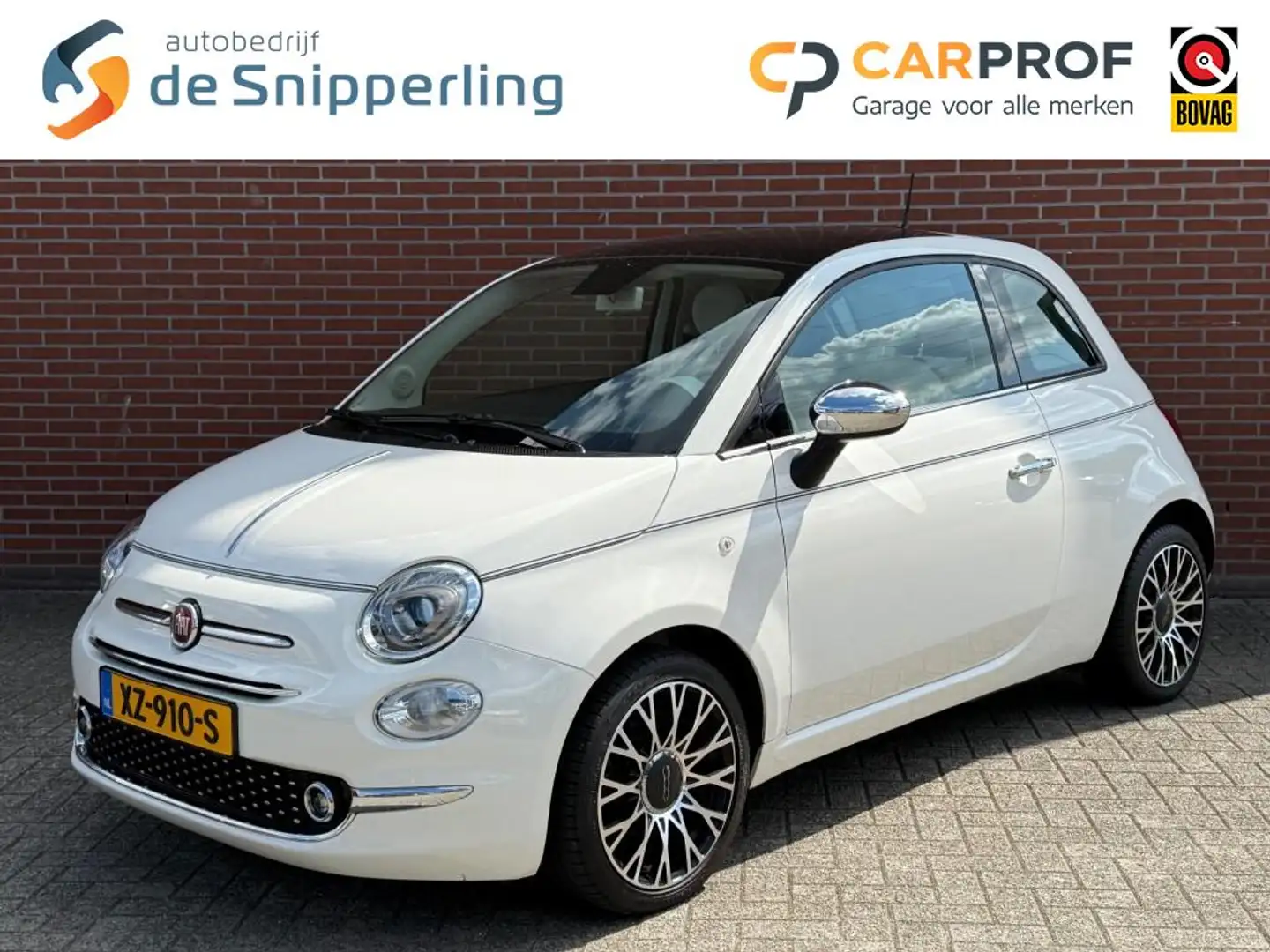 Fiat 500 0.9 TA T COLLEZIONE AUTOMAAT NAV CRUISE PANO CARPL Wit - 1