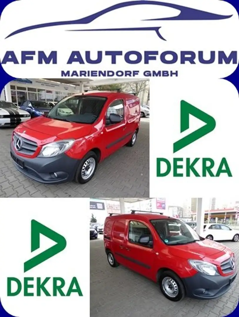 Mercedes-Benz Citan 108 CDI lang --KLIMA-TÜV/AU NEU-- Rouge - 1