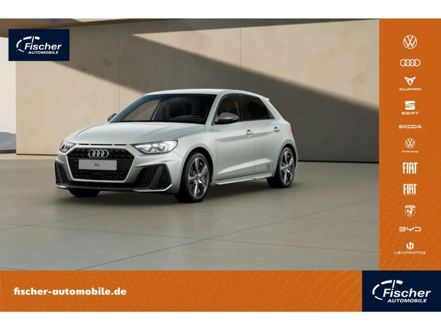 Audi A1 Sportback 40 TFSI S line Silber - 1