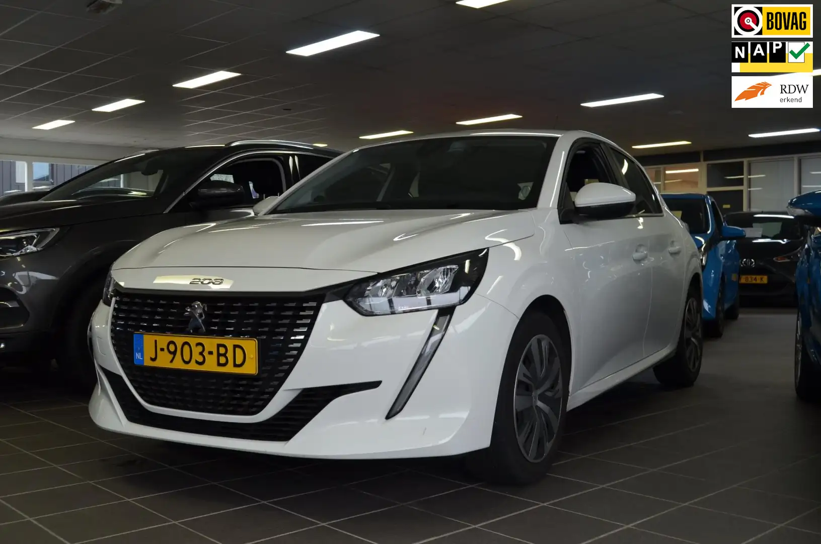 Peugeot 208 1.2 PureTech Active|NAVI|CARPLAY|LED|CRUISE|BOEKJE Blanc - 1