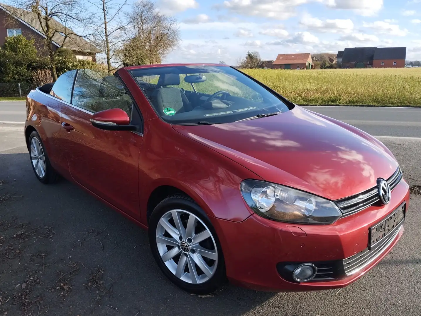 Volkswagen Golf Cabriolet Basis Roşu - 1