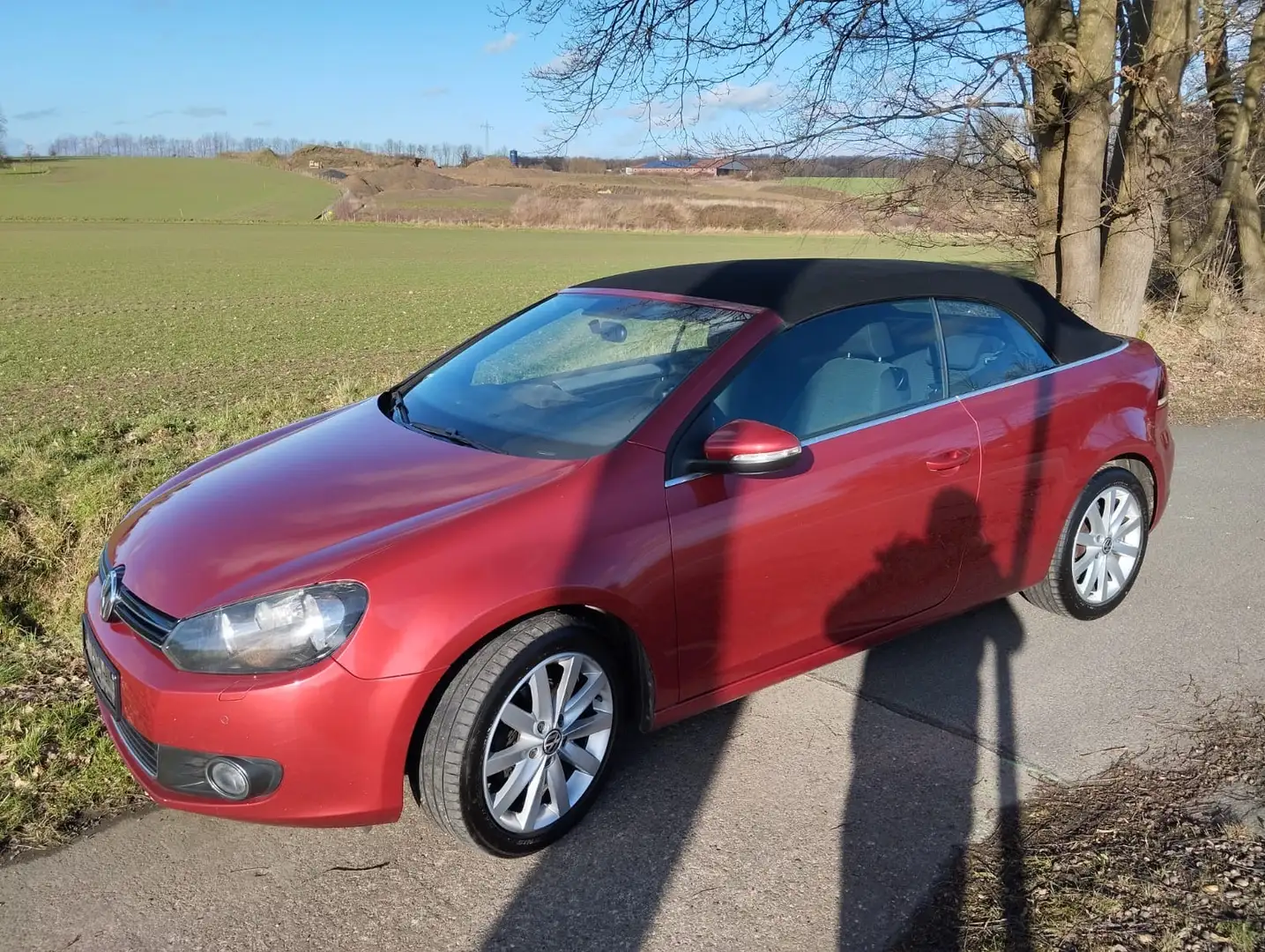 Volkswagen Golf Cabriolet Basis Roşu - 2