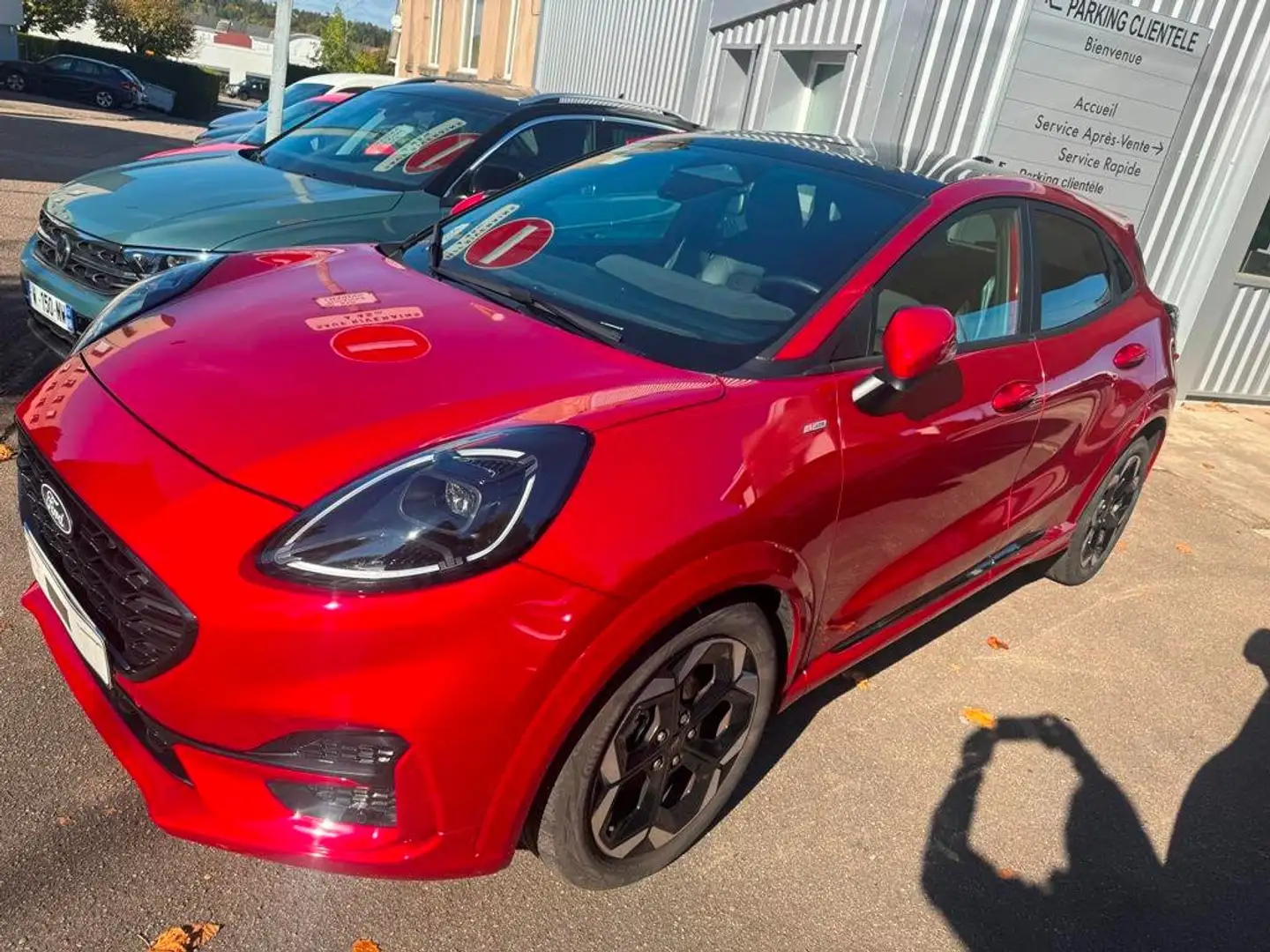 Ford Puma Puma 1.0 EcoB 125 ch mHEV ST LINE Rouge - 1