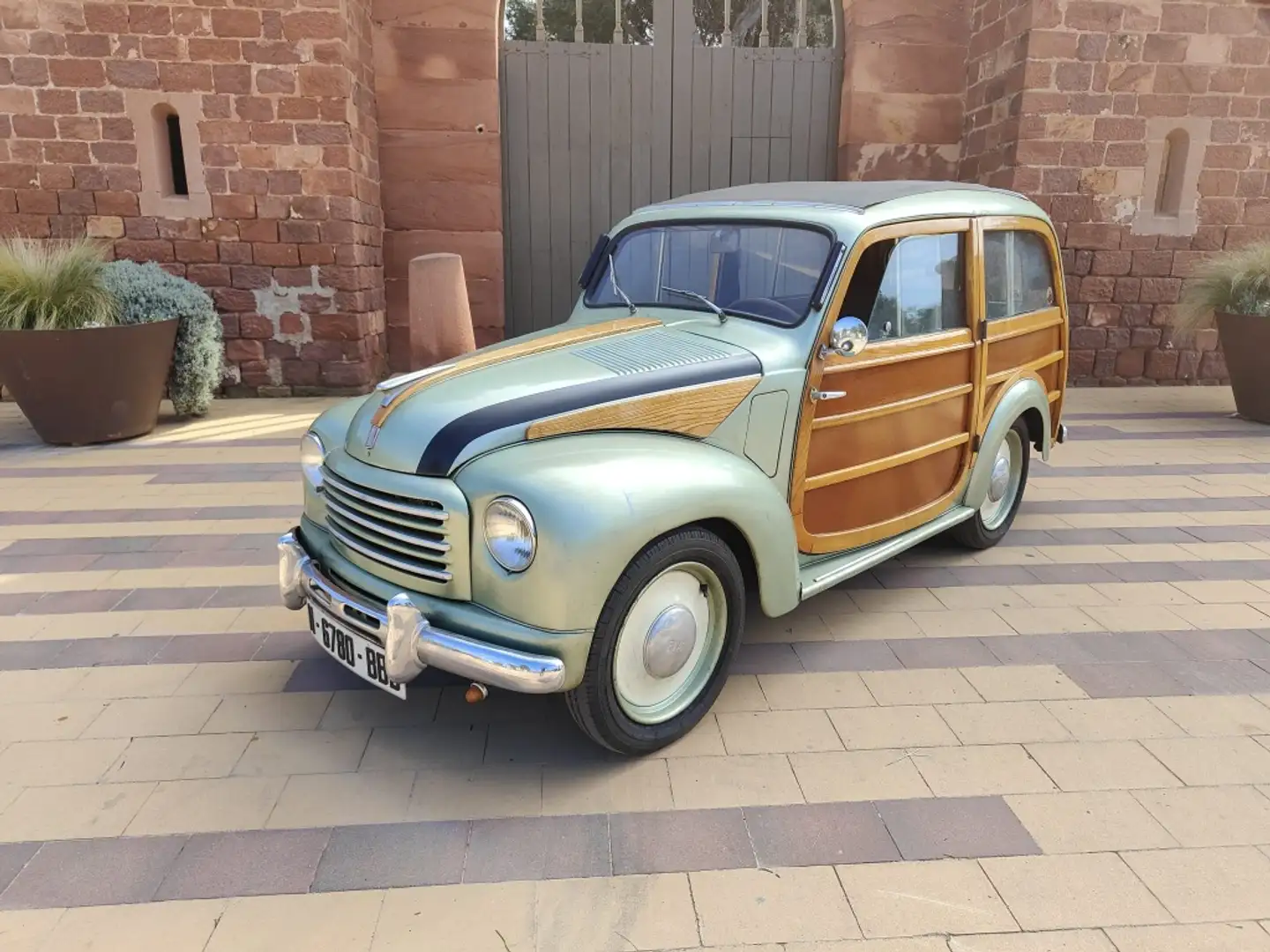 Fiat 500 C Giardiniera Verde - 1