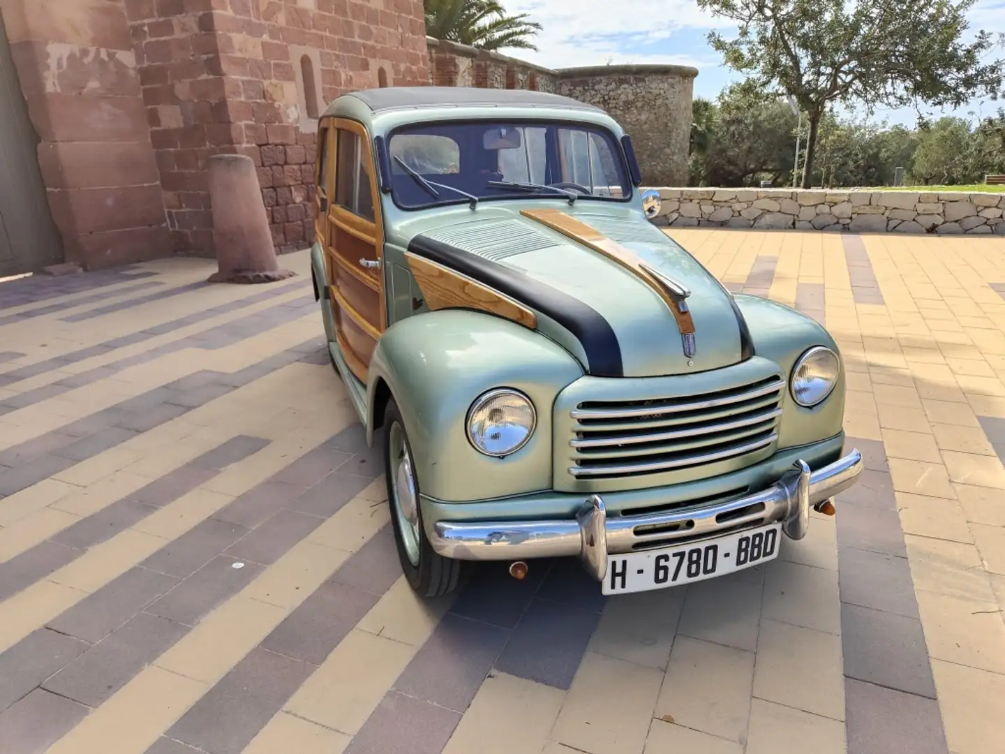 Fiat 500 C Giardiniera Verde - 2