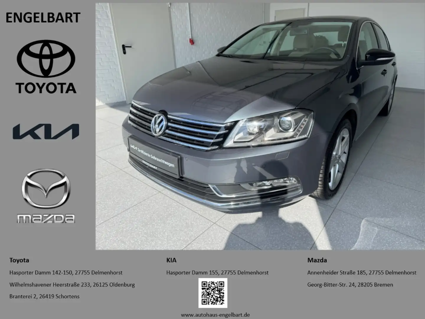 Volkswagen Passat Business Edition BlueMotion 1.4 TSI Sitzheizung Cl Grau - 1