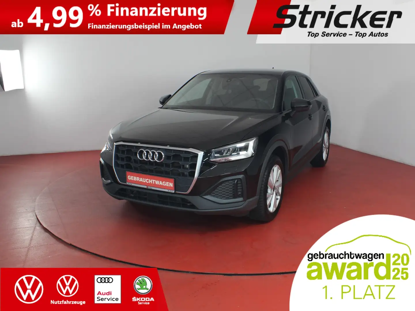 Audi Q2 35 1.5TFSI DSG 284,-ohne Anzahlung Kamera Sitzhei Schwarz - 2