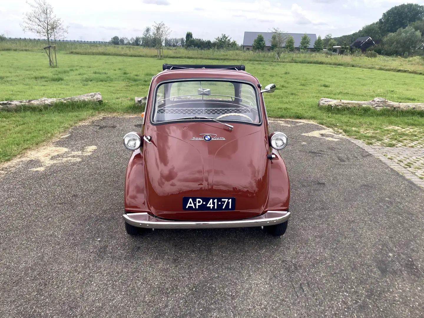 BMW Isetta 300 dreirad Roşu - 2