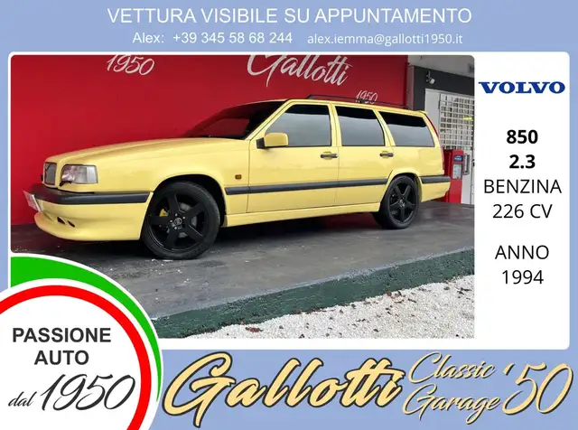 Volvo 850 T-5R turbo benzina 226cv SW - UNICA IN ITALIA: 2.