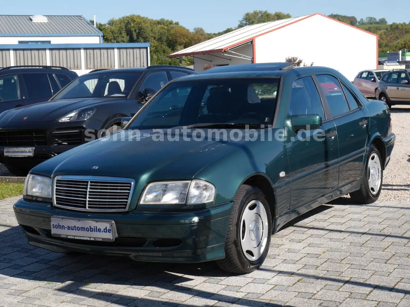 Mercedes-Benz C 200 AUTOMATIK/Tempomat/Allwetter/Schiebedach Grün - 2