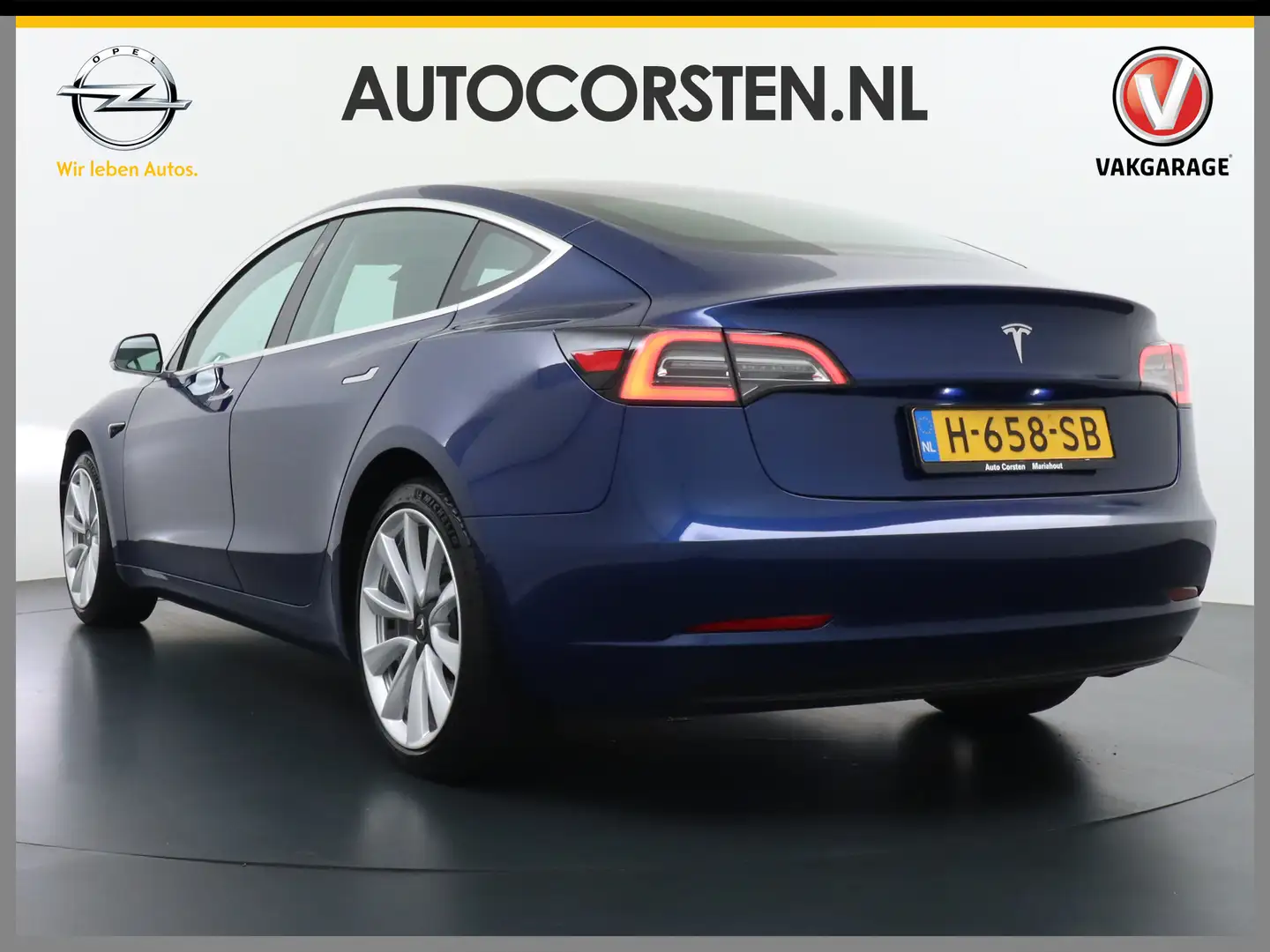 Tesla Model 3 RWD SR+ 60kWh 325PK FSD 3-Computer 18" AutoPilot L Blauw - 2