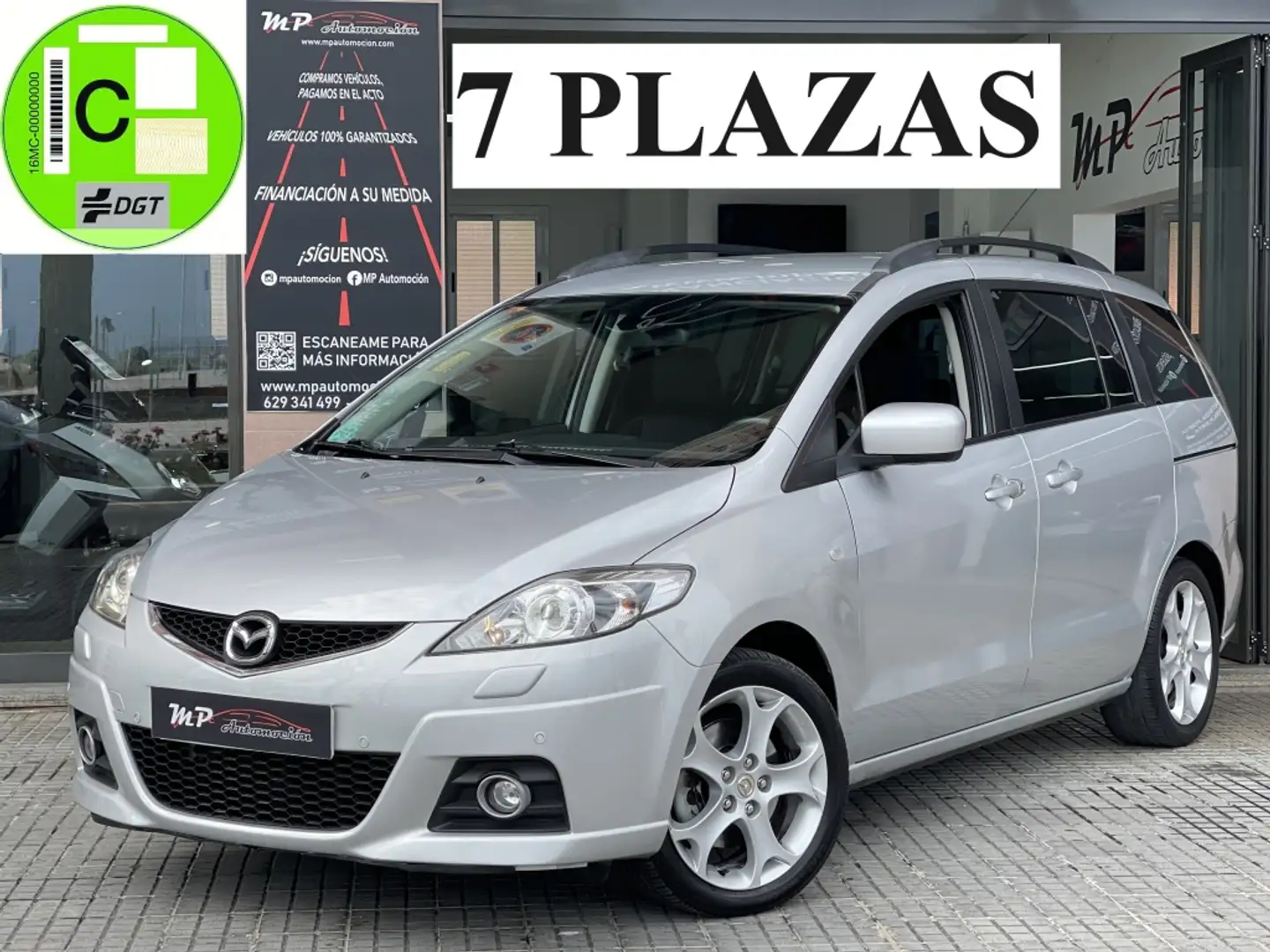Mazda 5 2.0 Luxury Aut. Srebrny - 1