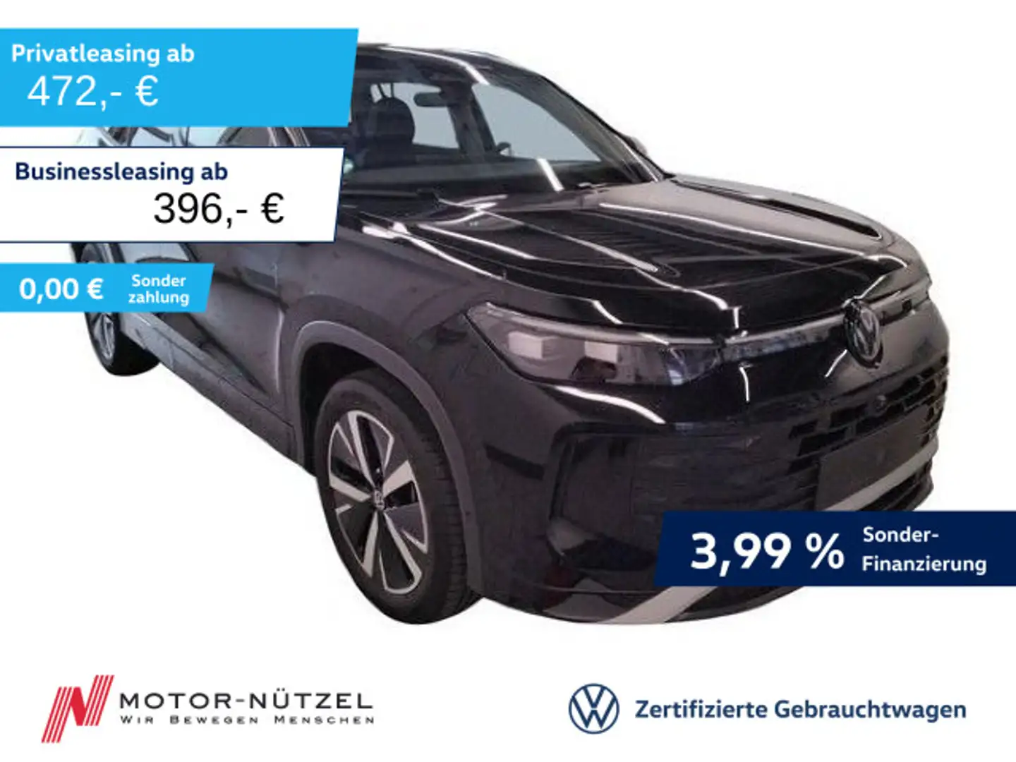 Volkswagen Tayron 1.5 eTSI DSG LIFE 5JG+HD-MATRIX+NAVI+AHK Schwarz - 1