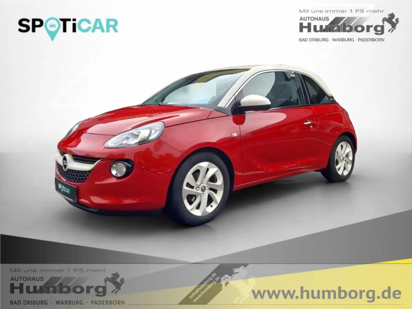 Opel Adam 1.2 120 Jahre Apple CarPlay Android Auto Klimaauto Rot - 1