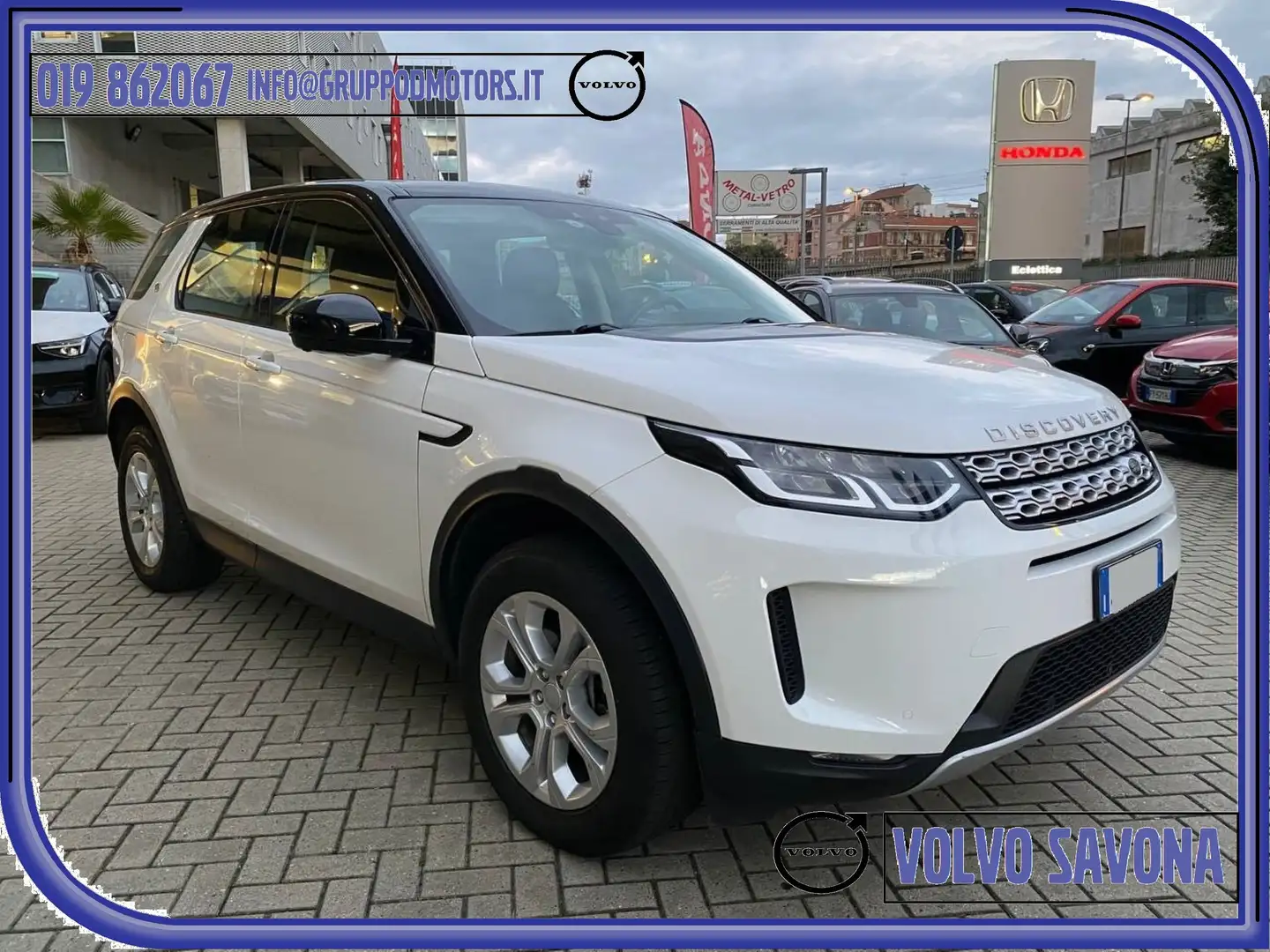 Land Rover Discovery Sport 2.0d i4 MILD HYBRID awd 150cv Unico Proprietario Blanco - 1