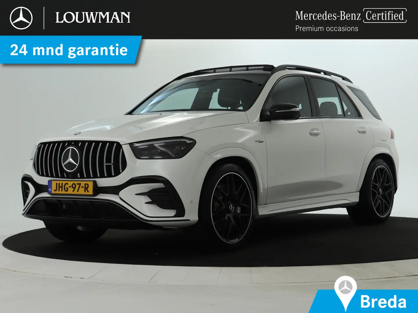 Mercedes-Benz GLE 53 AMG Mercedes-AMG Hybrid 4MATIC+ | Trekhaak | Panoramad Blanc - 1