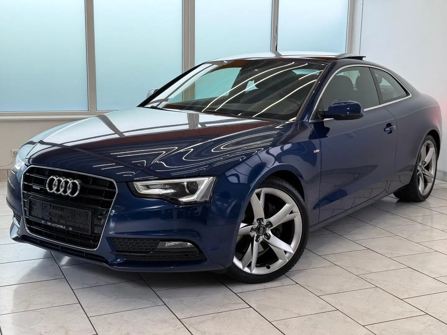 Audi A5 3.0 TDI quattro- S-Line/Pano/Sitzheizung/Navi Bleu - 2