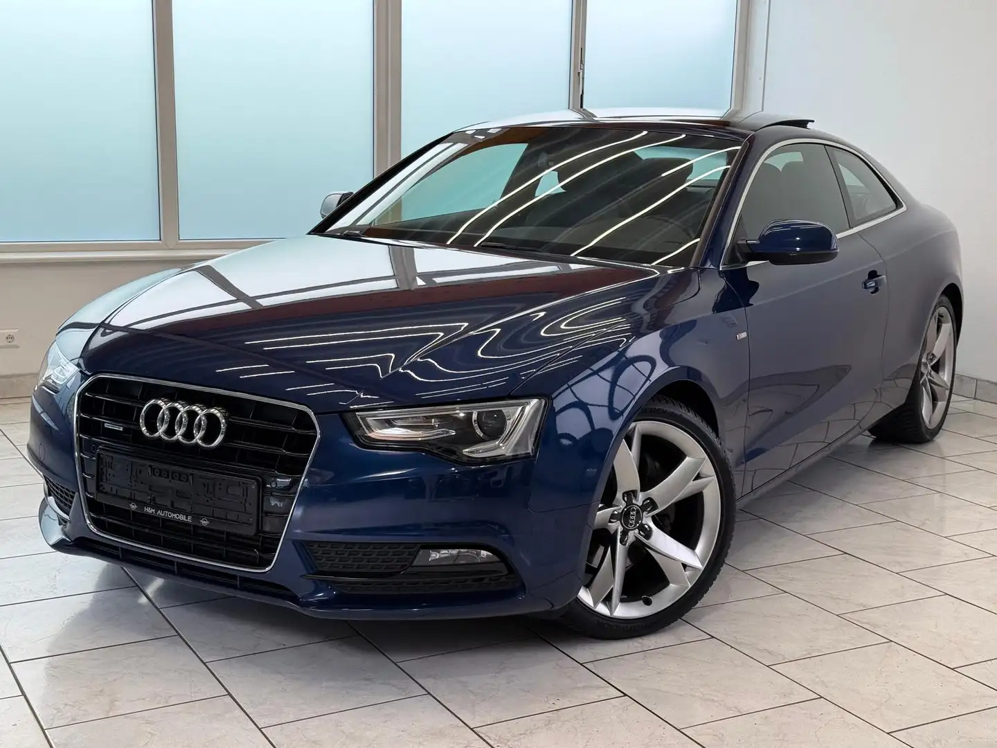 Audi A5 3.0 TDI quattro- S-Line/Pano/Sitzheizung/Navi Bleu - 1