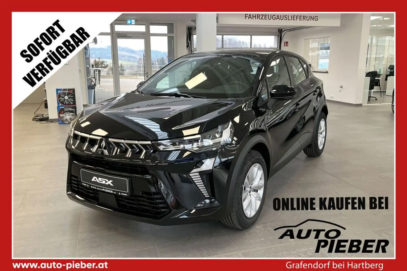 Mitsubishi ASX ASX 1,0 Petrol Inform *RFK, Klima, Tempomat* Schwarz - 1